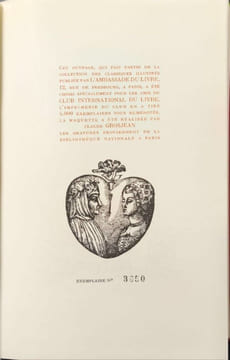 Amours - numéroté. Pierre de Ronsard
