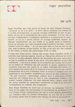 Les juifs. roger peyrefitte