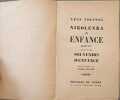 Enfance Souvenirs d'enfance suivi de R&eacute;cit. L&eacute;on Tolsto&iuml;