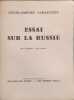 Essai sur la Russie. Henri-Am&eacute;d&eacute;e Sabarthez