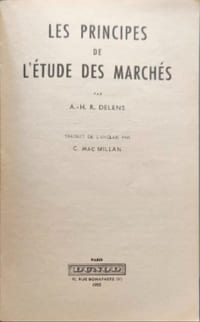 Les principes de l'étude des marchés