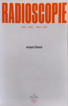 Radioscopie: Jacques Chancel. Collectif France Inter INA Busnel François Chancel Martine