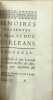 M&eacute;moires pr&eacute;sent&eacute;s &agrave; Monseigneur le Duc d'Orl&eacute;ans ( 2 tomes en 1). Comte DE BOULAINVILLIERS