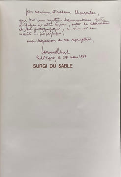 Surgi du sable - images textes et poèmes sahariens. Edmond Reboul