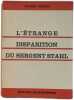 L'&eacute;trange disparition du sergent Stahl. Marcel Verrier