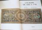 L'Europe de 1600 &agrave; 1750. Delmont-Derouet Anne