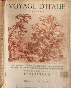 Voyage d'Italie 1773-1774 ( dessins de fragonard)