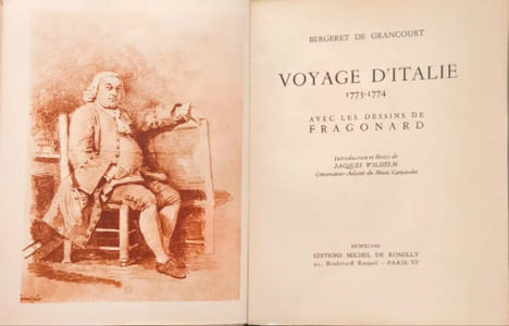 Voyage d'Italie 1773-1774 ( dessins de fragonard)