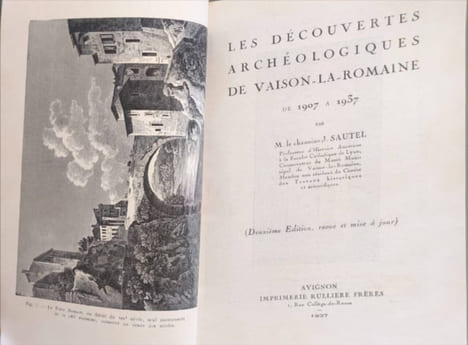 Les découvertes archéologiques de Vaison-la-Romaine. M. le chanoine J. Sautel