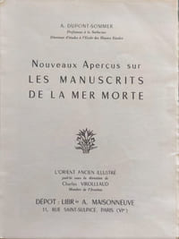 Nouveaux aperçus sur les manuscrits de la mer morte N°5
