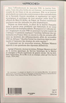 De la mer et de sa stratégie. Masson Philippe