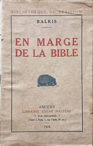 En marge de la Bible