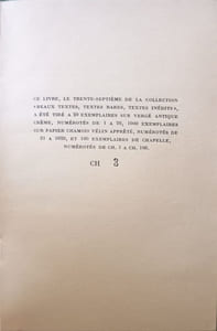 Avec René-Louis Piachaud. Souvenirs suivis d'une lettre de Monsieur Claude-Louis Piachaud exemplaire de Chapelle numéroté 3/100