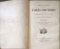 Fables - Proverbes &eacute;dition illustr&eacute;e d'apr&egrave;s les dessins de Rosa Bonheur Bertali Daubigny Jules David Gavarni Philippe Rousseau grav&eacute;s par A. ...