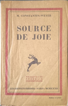 Source de joie EO sur Alpha numérotée 435. M. Constantin-Weyer