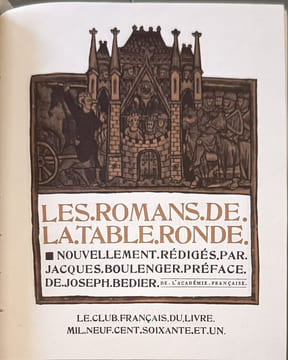 Les Romans de la Table Ronde Merlin l'enchanteur Les enfances de lancelot du Lac Les amours de Lancelot du Lac Le chateau aventureux La quète du saint ...