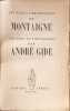 Les pages immortelles de Montaigne choisies et expliqu&eacute;es par Andr&eacute; Gide. Montaigne Andr&eacute; Gide