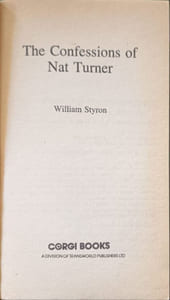 Confessions of Nat Turner