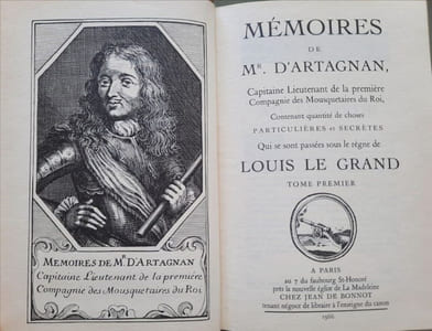 Mémoires de Mr. d'Artagnan ( 3 tomes complet)