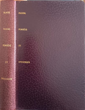 Les Pensées de Blaise Pascal. Blaise Pascal