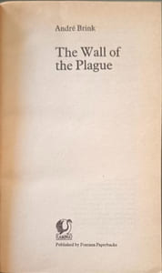 The wall of the Plague