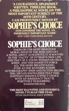 Sophie's Choice. William Styron