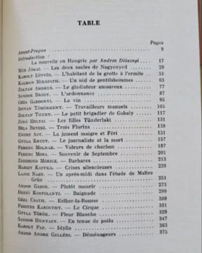 Nouvelles hongroises - anthologie des XIXe et XXe siècles. Collectif