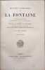 Oeuvres compl&egrave;tes de la fontaine- oeuvres diverses I et II ( tome 6 et 7). La Fontaine