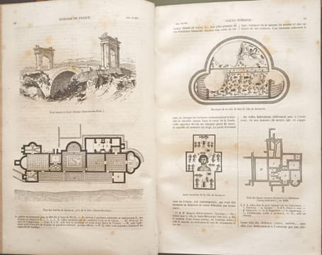 Histoire de France ( 2 tomes - complet). Henri Bordier et Édouard Charton