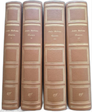 Oeuvres [ 4 Tomes - Complet ] numéroté - Tome I : La Lune en papier - Les Conquérants - Royaume-Farfelu ; Tome II : La voie royale - La Condition ...