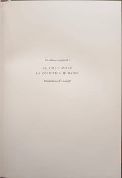Oeuvres [ 4 Tomes - Complet ] numéroté - Tome I : La Lune en papier - Les Conquérants - Royaume-Farfelu ; Tome II : La voie royale - La Condition ...