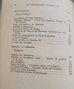 Les Chroniqueurs du Moyen-Age