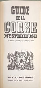 Guide de la Corse Mystérieuse
