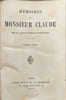 M&eacute;moires de Monsieur Claude chef de la police de suret&eacute; sous le 2nd empire( 2 tomes-complet). Collectif