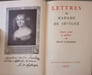 Lettres de Madame de S&eacute;vign&eacute; choix notes et pr&eacute;face de Marcel Jouhandeau. Madame de S&eacute;vign&eacute;