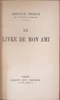 Le livre de mon ami