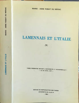 Lammenais et l'Italie. Marie - Anne Rubat du Merac