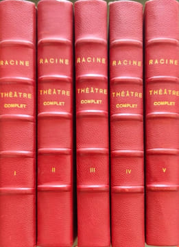 Racine théâtre complet ( 5 tomes - complet) numéroté/ gravures sur bois de valentin le campion. Pierre Mélése