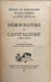 D&eacute;mocraties et capitalisme (1848-1860). Charles-H. Pouthas