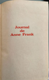 Journal de Anne Frank - numéroté
