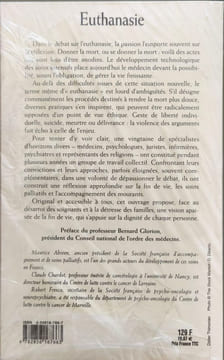 Euthanasie. Alternatives et controverses. Abiven Maurice Chardot Claude Fresco Robert Glorion Bernard
