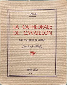 La cathédrale de Cavaillon - numéroté. J. Zwaab