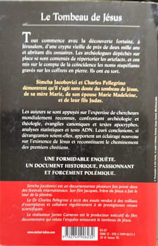 TOMBEAU DE JESUS. JACOBOVICI SIMCHA PELLEGRINO CHARLES CAMERON JAMES COHEN LOIC