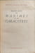 Petite suite de maximes et de caract&egrave;res - num&eacute;rot&eacute;. Maurice Martin du Gard