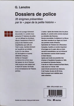 DOSSIERS DE POLICE. Lenotre G