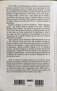 À mort la Gueuse ! : Comment Pétain liquida la République à Bordeaux. Boulanger Gérard