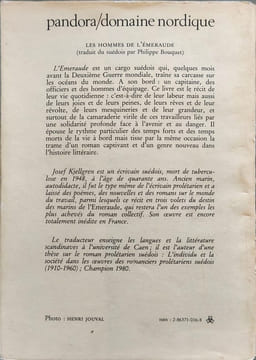 Les Hommes de L'Émeraude (Domaine nordique). Josef Kjellgren