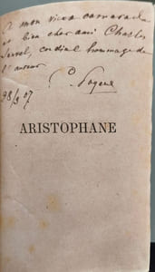 Aristophane - dédicacé par l'auteur
