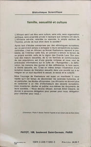 Famille sexualité et culture