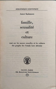 Famille sexualité et culture